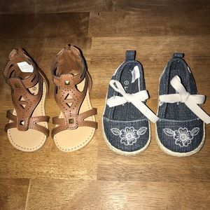 2 Pairs of Super Cute Koala Kids Baby Girl Shoes